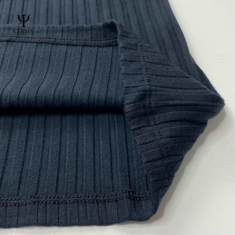 Áo ba lỗ nữ sát nách có mút ngực chất Cotton co giãn 4 chiều Narsis L23004 dáng dài size 46-60kg