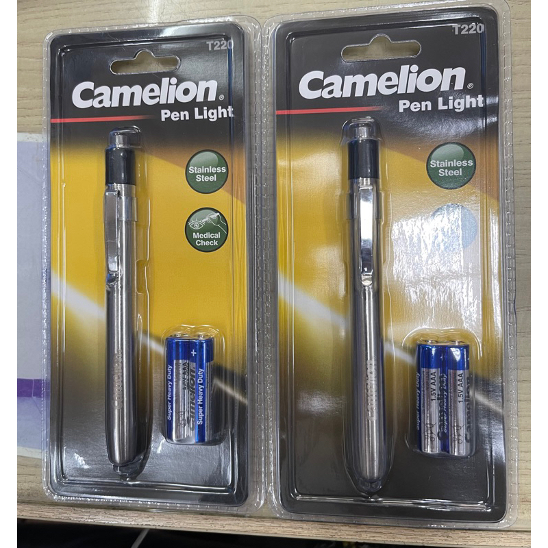 Đèn pin bút soi tai mũi họng, mắt CAMELION