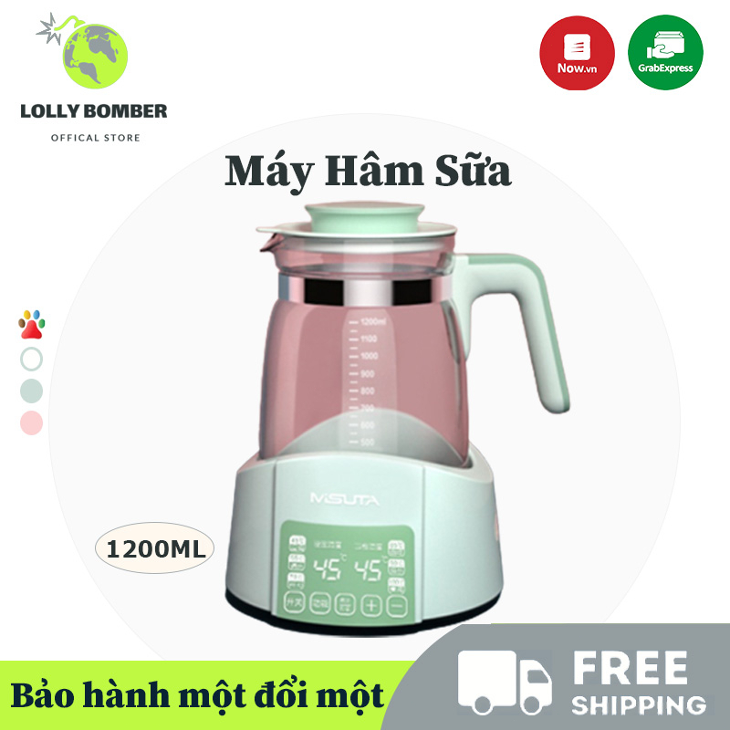 Máy Hâm Sữa,Máy đun nước pha sữa giữ nhiệt Misuta,máy hâm nước pha sữa,Giữ Nhiệt 24 Giờ Thông Minh Điều Khiển Cảm Ứng