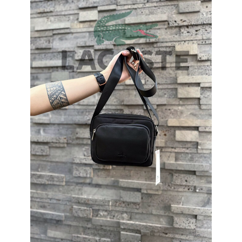 Túi đeo chéo LC thiết kế đơn giản - Túi LC classic chất liệu da chống thấm nước logo kim loại - Bánh Mì Store