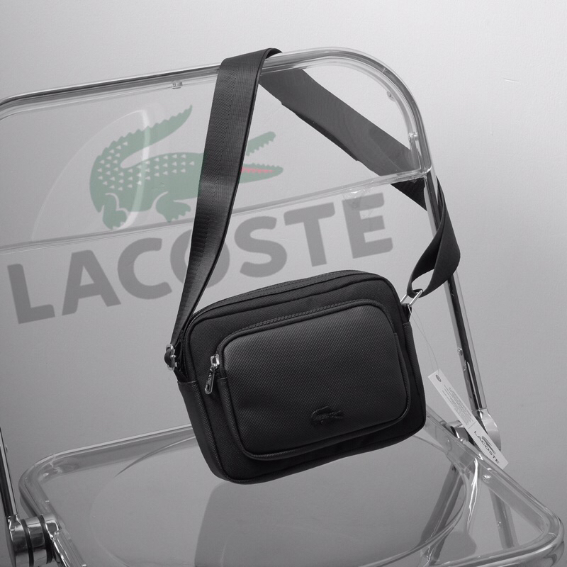 Túi đeo chéo LC thiết kế đơn giản - Túi LC classic chất liệu da chống thấm nước logo kim loại - Bánh Mì Store