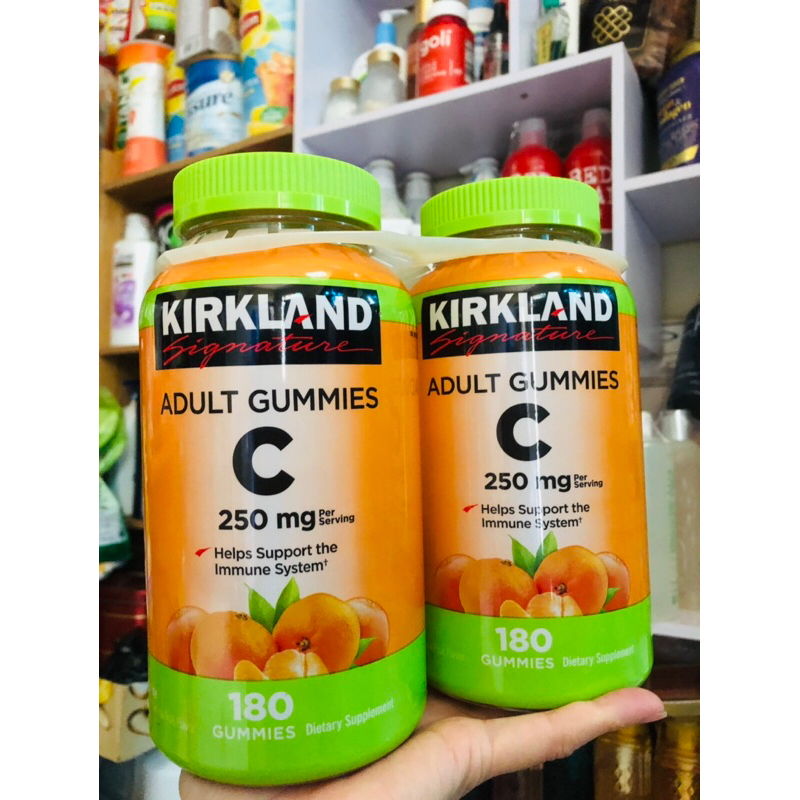 Kẹo dẻo bo sung vitamin Gum C 250mg kỉkland 180viên