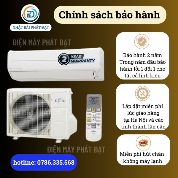 Điều hòa nhật bãi Fujitsu Full chức năng 9000btu, máy zin nguyên bản 100% chưa sửa chữa, bảo hành 12 tháng