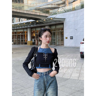 Áo kiểu set [2YOUNG] S417 (ảnh thật)