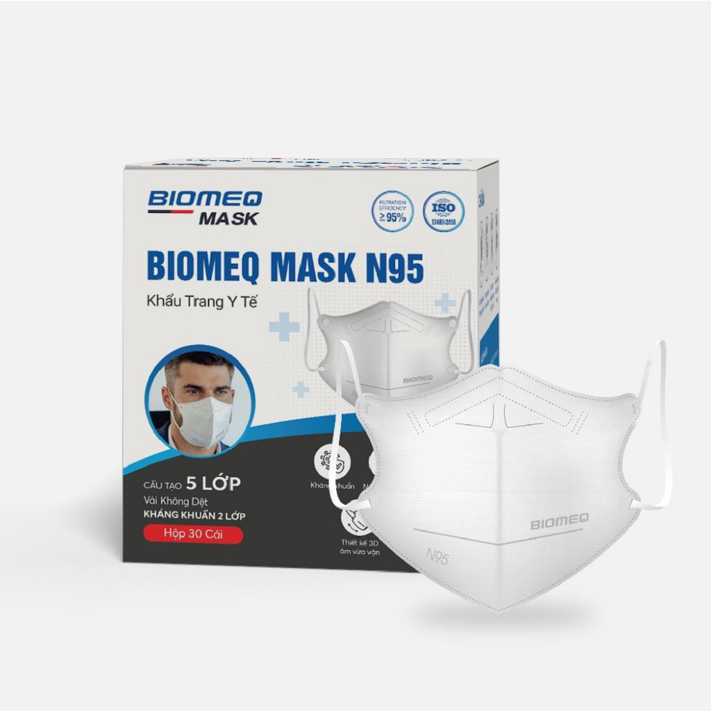 KHẨU TRANG 4D MASK BIOMEQ HÀNG CAO CẤP HỘP 20 CÁI