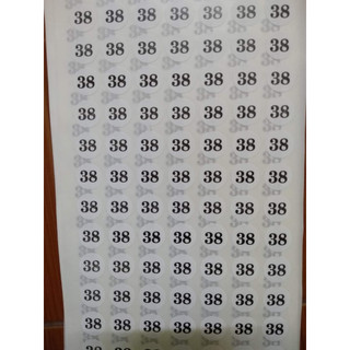 [Deal.2k]Tem dán size quần áo/ tem dán size tròn (1 Tờ /140 tem)