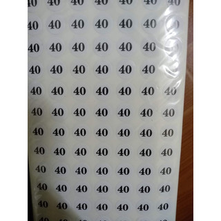 [Deal.2k]Tem dán size quần áo/ tem dán size tròn (1 Tờ /140 tem)