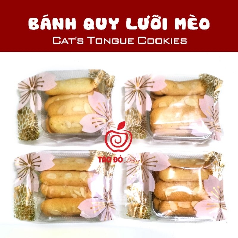 Bánh Quy Lưỡi Mèo - Hộp 400g & Hộp 200g
