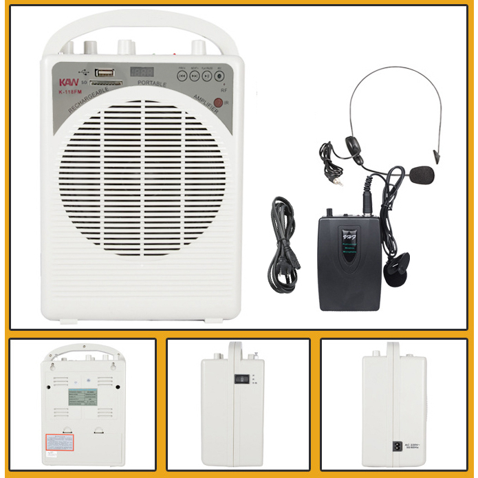 Loa Trợ Giảng Cho Giáo Viên, Loa Trợ Giảng Không Dây KAW 118FM/ K117 UHF Chính Hãng, Bluetooth 5.0- Bảo Hành Toàn Quốc.