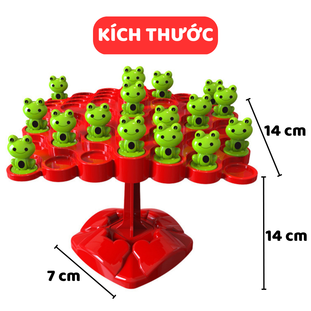 ĐỒ CHƠI TRẺ EM .ĐỒ CHƠI TOÁN HỌC MONTESSORI ẾCH CÂN BẰNG GIỮ THĂNG BẰNG VUI NHỘN TƯƠNG TÁC GIỮA CHA MẸ VÀ CON  DADIHA