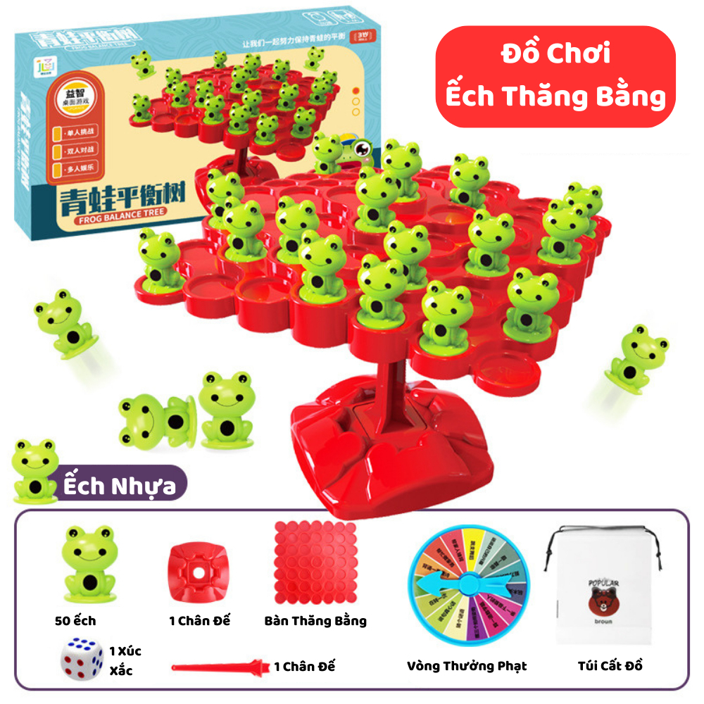 ĐỒ CHƠI TRẺ EM .ĐỒ CHƠI TOÁN HỌC MONTESSORI ẾCH CÂN BẰNG GIỮ THĂNG BẰNG VUI NHỘN TƯƠNG TÁC GIỮA CHA MẸ VÀ CON  DADIHA