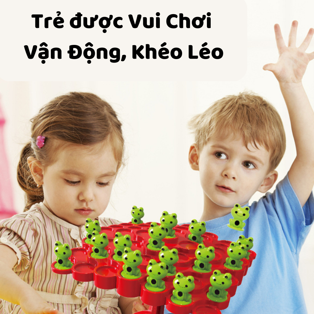 ĐỒ CHƠI TRẺ EM .ĐỒ CHƠI TOÁN HỌC MONTESSORI ẾCH CÂN BẰNG GIỮ THĂNG BẰNG VUI NHỘN TƯƠNG TÁC GIỮA CHA MẸ VÀ CON  DADIHA