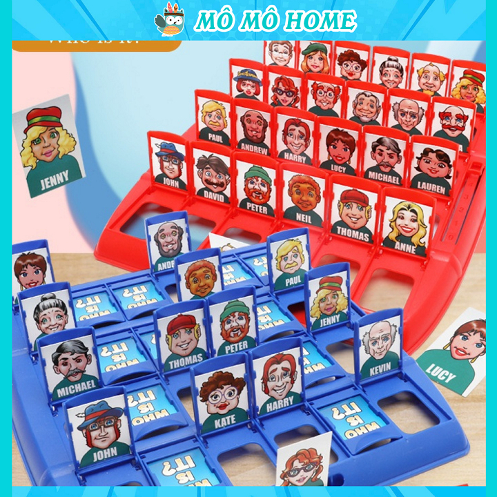 Bộ Đồ Chơi Board Game Who is it đoán người Dành Cho Trẻ Em Và Người Lớn - Mô Mô Home