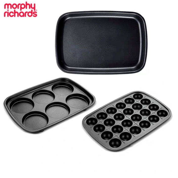 Khay làm bánh, đĩa thịt viên, khay nướng phẳng cho Bộ nồi lẩu nướng đa năng cao cấp Morphy Richards MR9088