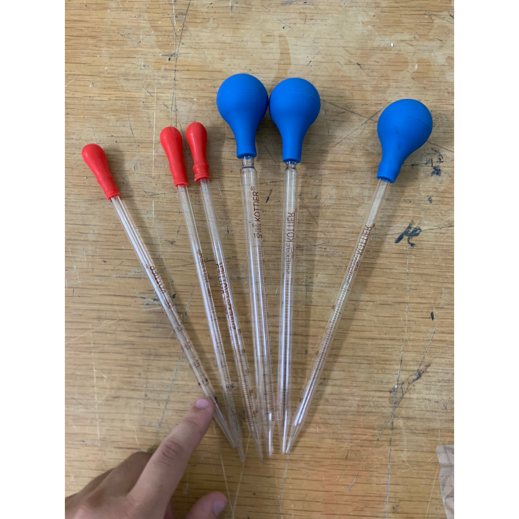 Ống hút pipet thẳng thủy tinh chia vạch