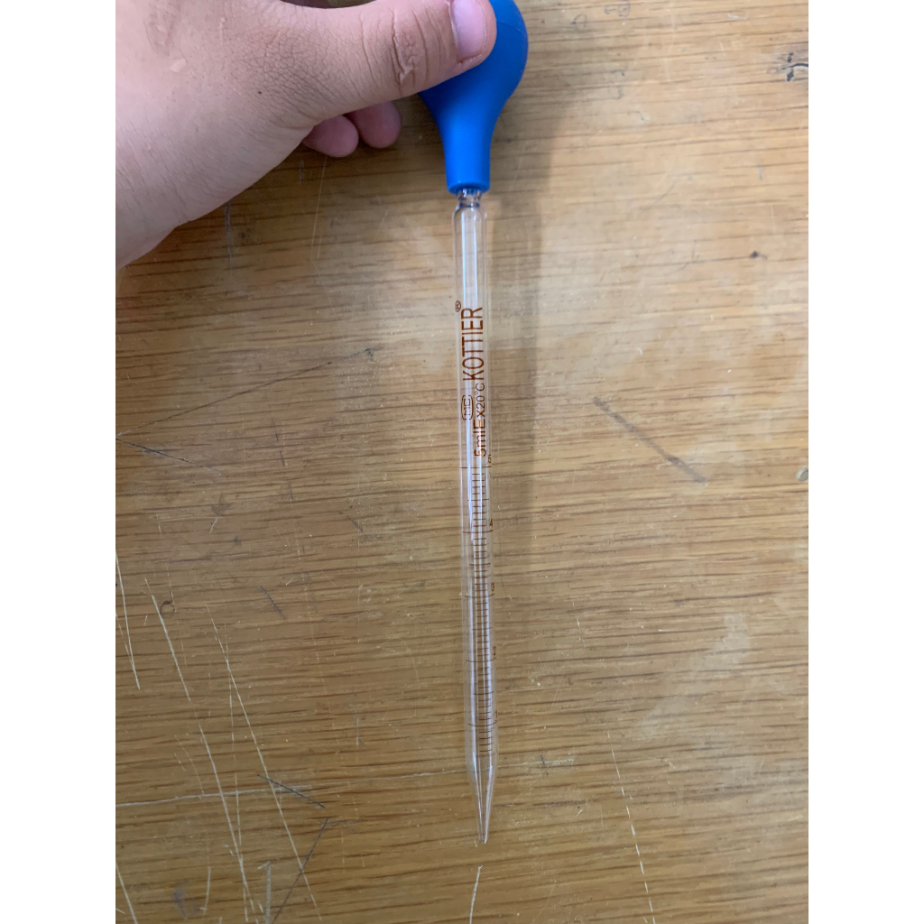 Ống hút pipet thẳng thủy tinh chia vạch