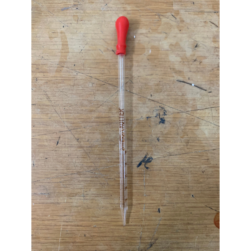 Ống hút pipet thẳng thủy tinh chia vạch