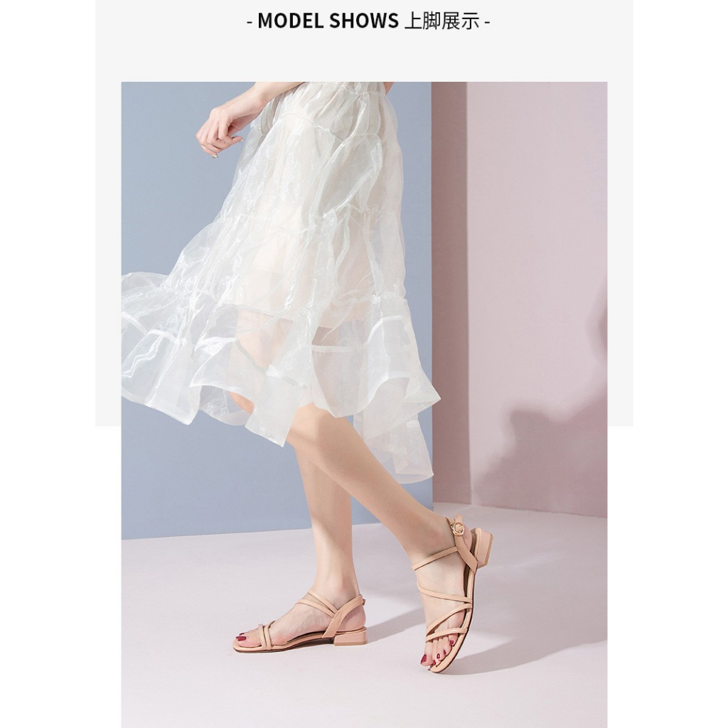 Sandal đế bằng Dusto DW21X1608A