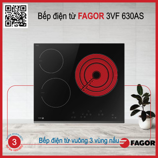 Bếp điện từ FAGOR 3VFT 630AS kết hợp 2 từ 1 hồng ngoại