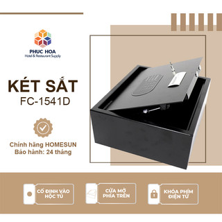 Két sắt điện tử mini FC-1541D, Nắp mở cửa trên, Dùng cho khách sạn