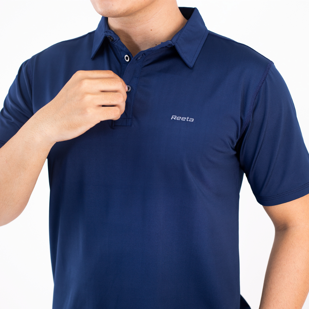 Áo Polo thể thao nam co dãn thoáng khí thoát ẩm nhiều màu Reeta - A2135