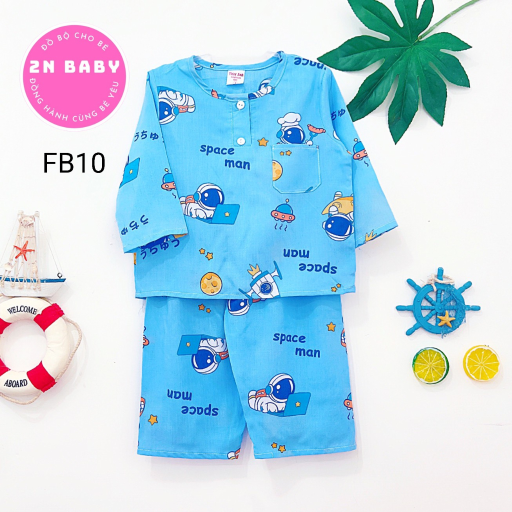 Tole Dài Tay Bé Trai Màu Bông Dễ Thương 10 - 23kg  link2/2