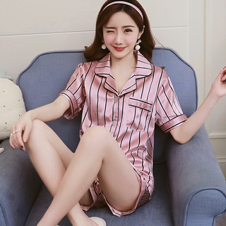 Bộ pijama lụa mặc bầu và sau sinh