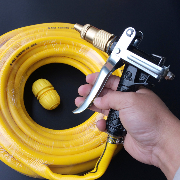 Vòi xịt tăng áp rửa xe tưới cây áp lực cao có thể điều chỉnh áp lực nước