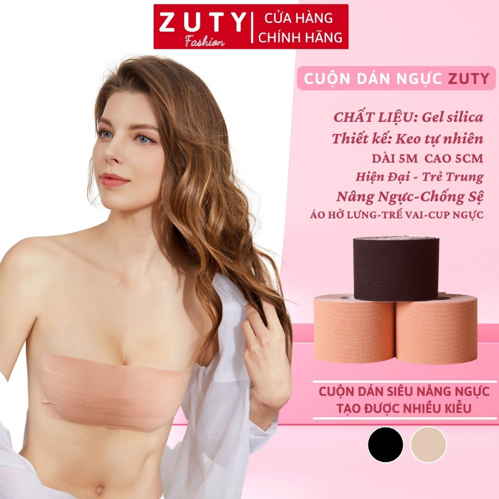 Cuộn băng dính dán ngực keo dán nâng tạo nhiều kiễu Nâng Ngực Quyến Rũ Siêu Tiện Lợi ZUTY Fashion 144