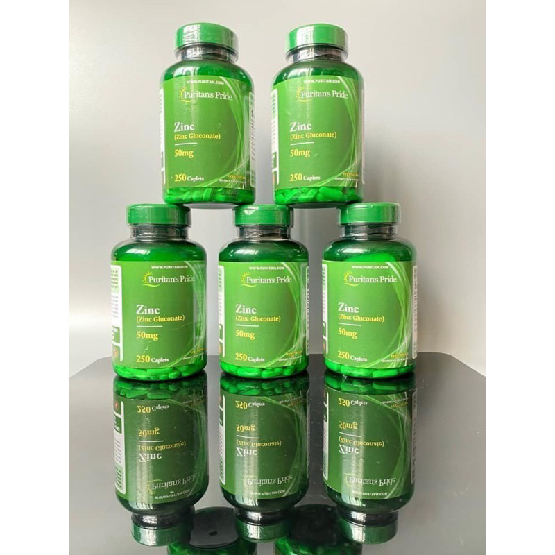 ✅Thực Phẩm Bổ Sung Kẽm Tăng Sức Đề Kháng, Săn Chắc Xương Puritan's Pride Zinc Gluconate 50mg 250 Viên🛍📲✈️