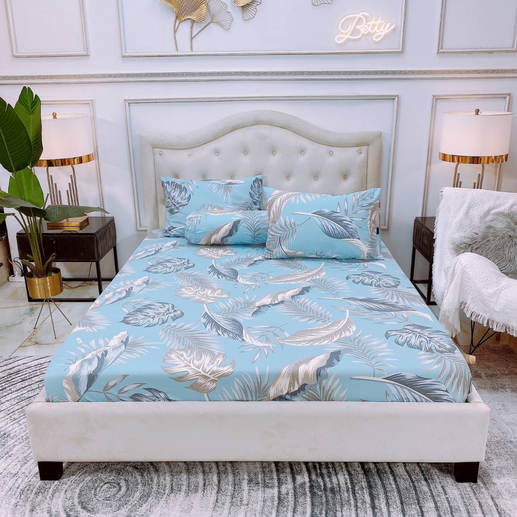 Set Ga Gối 4 món 100̀% Cotton Mẫu Mã Đa Dạng  / Chất Liệu Cotton Siêu Mát Thấm Hút Tốt