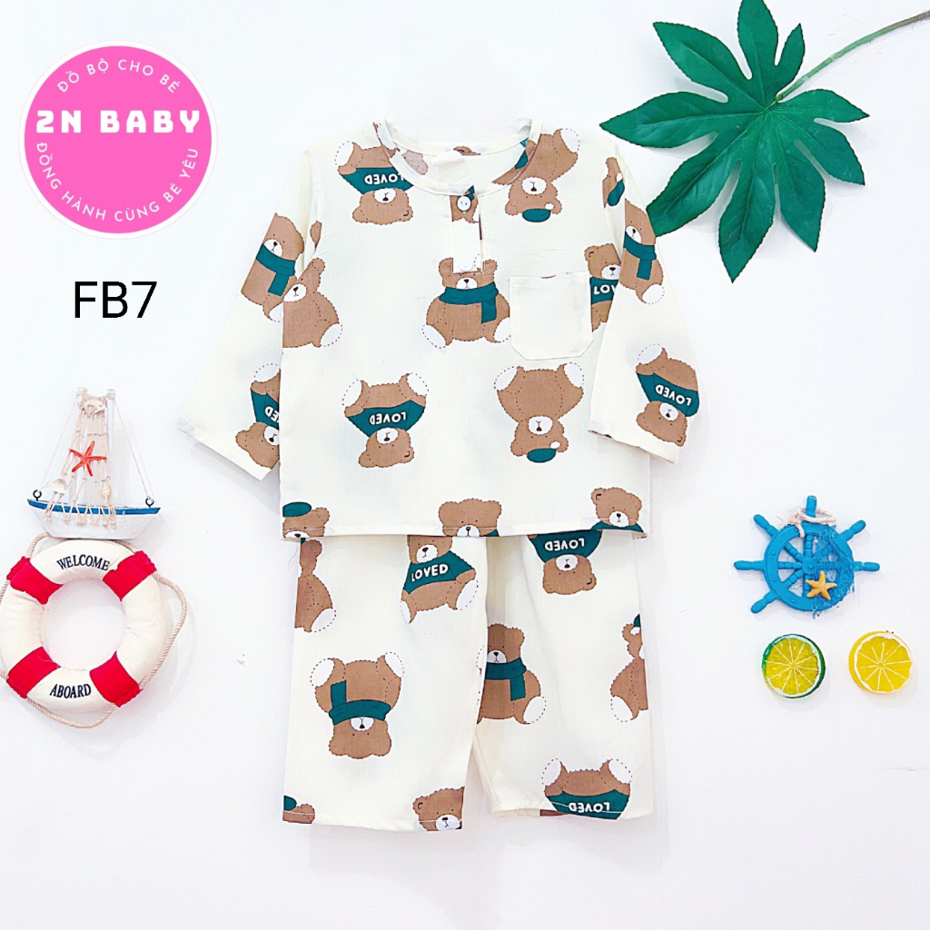 Tole Dài Tay Bé Trai Màu Bông Dễ Thương 10 - 23kg  link2/2