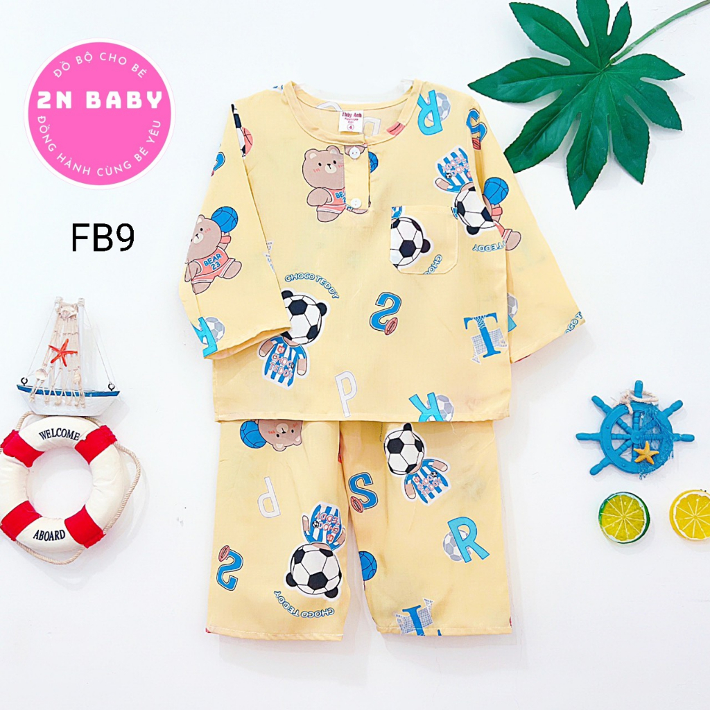 Tole Dài Tay Bé Trai Màu Bông Dễ Thương 10 - 23kg  link2/2