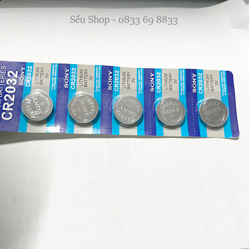 Vỉ 5 Viên Pin Cmos CR2032 Giá Rẻ - có lẻ từng viên