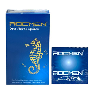Bao cao su gân gai Rocmen xanh sea horse spikes hộp 10 chiếc chính hãng giá siêu rẻ