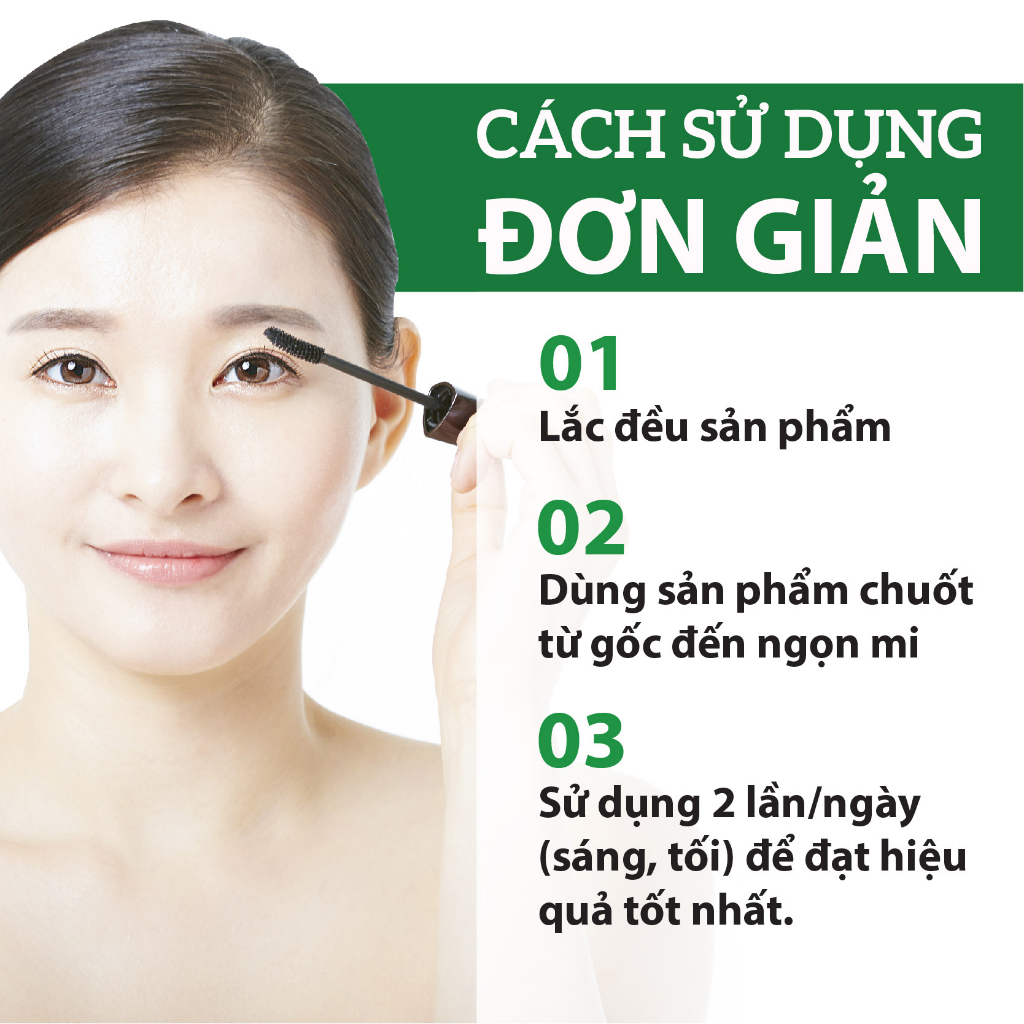 Combo Mascara Dưỡng Dài Mi & Son Dưỡng Môi Từ Dầu Dừa Nguyên Chất MILAGANICS (10ml/ Combo)