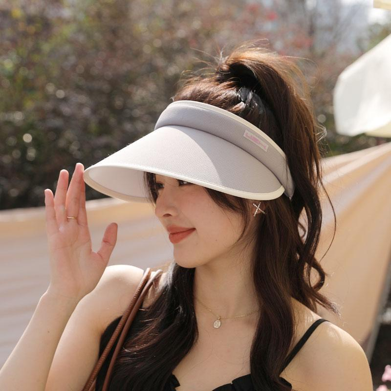 Mũ rộng vành đi biển chống nắng MARY nón lưỡi trai vành rộng nửa đầu nữ thời trang