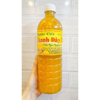 Chai 1lít nước cốt chanh dây/dâu tằm tươi hưng thành phát & trung hiếu