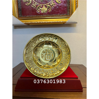 Mâm bồng chữ phúc đường kính 16cm , mâm ngũ quả bằng đồng nguyên chất