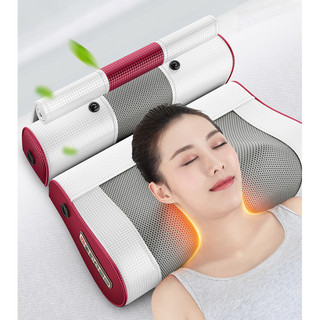 Gối massage cổ vai gáy, máy massage hồng ngoại 20 bi cao cấp hỗ trợ mát xa toàn thân hiệu quả