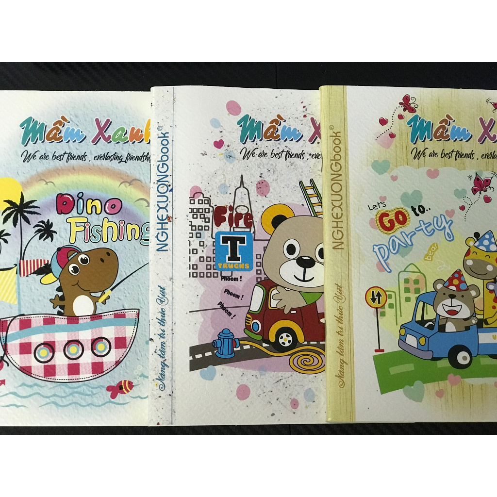 Tập học sinh Nghệ Xương kẻ-4 ô ly  thiết kế tinh xảo với màu sắc bắt mắt