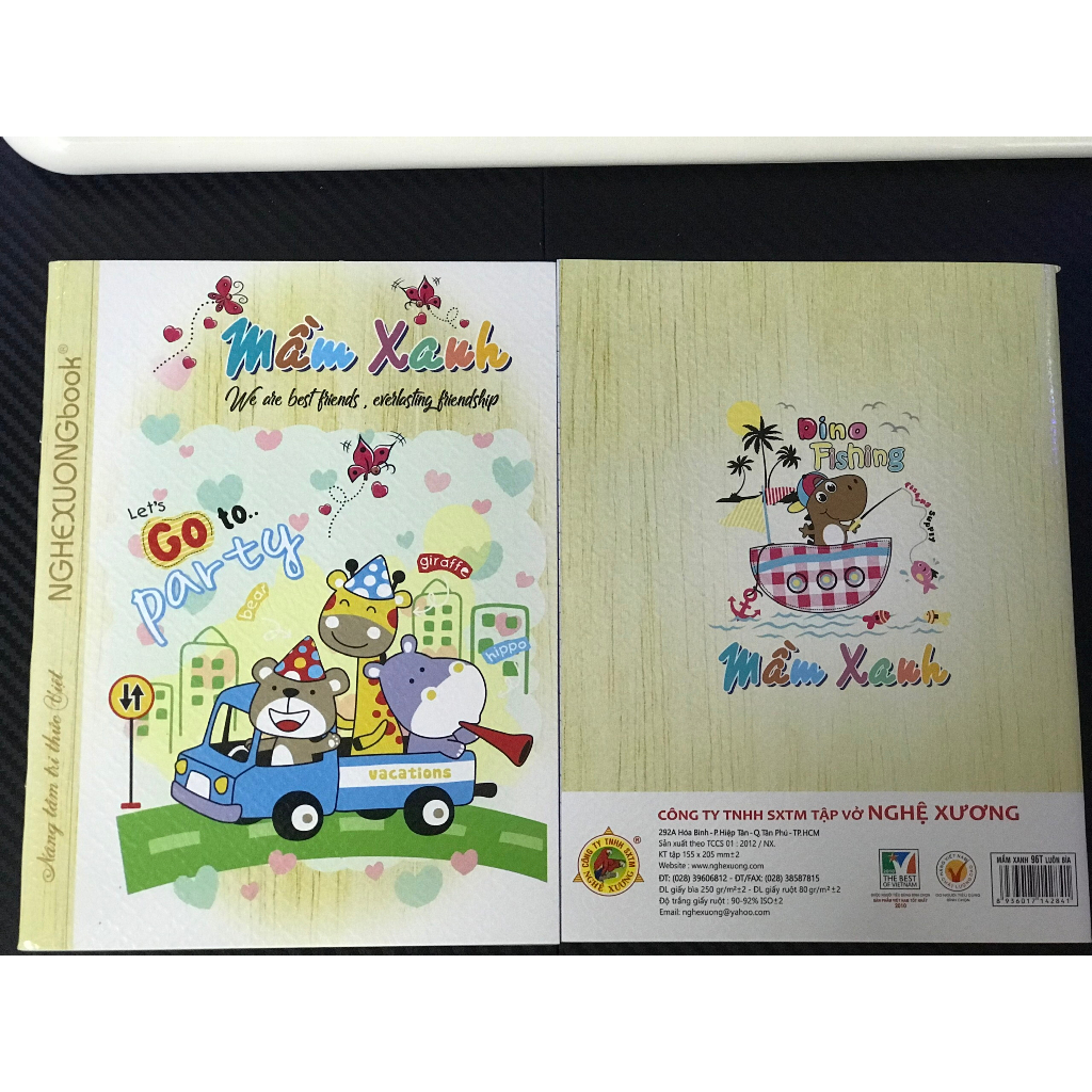 Tập học sinh Nghệ Xương kẻ-4 ô ly  thiết kế tinh xảo với màu sắc bắt mắt