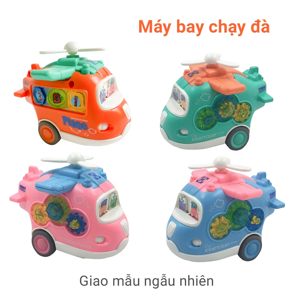 Đồ chơi máy bay chạy đà Pikaboo mẫu mã đa dạng thiết kế đẹp mắt chất liệu an toàn