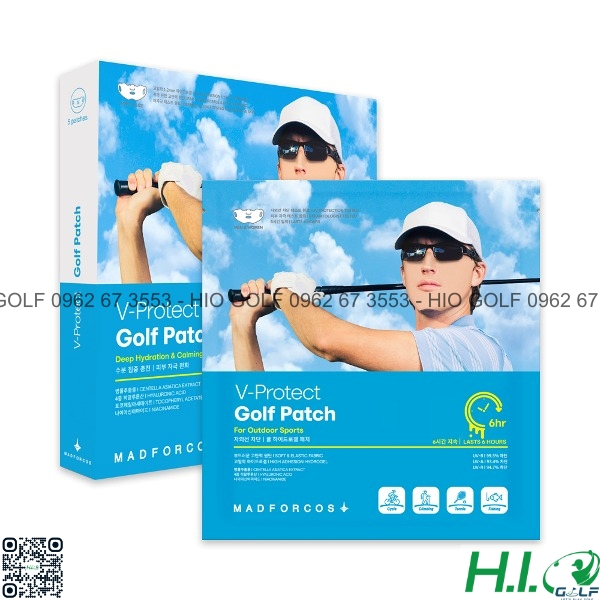 MẶT NẠ GOLF NAM NỮ CHỐNG TIA UV GOLF - V-PROTECT GOLF PATCH HÀN QUỐC