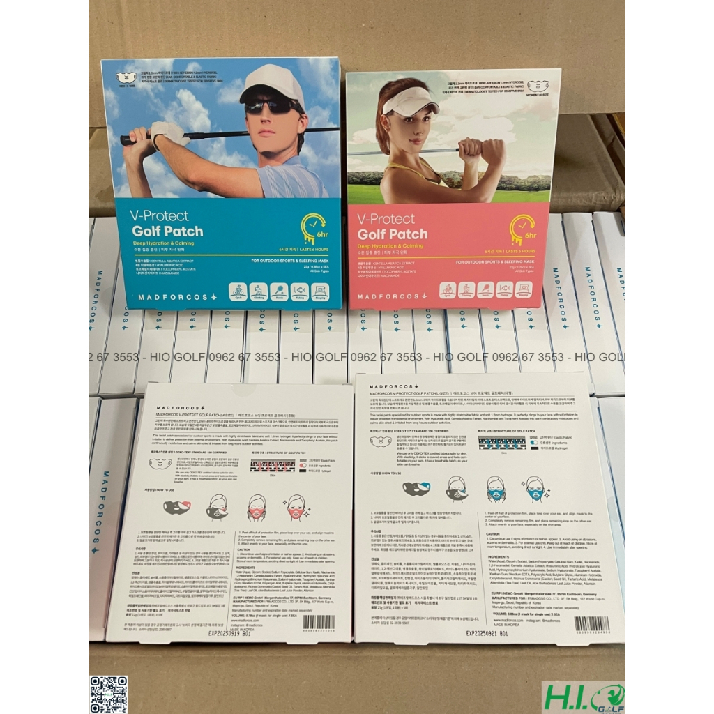 MẶT NẠ GOLF NAM NỮ CHỐNG TIA UV GOLF - V-PROTECT GOLF PATCH HÀN QUỐC