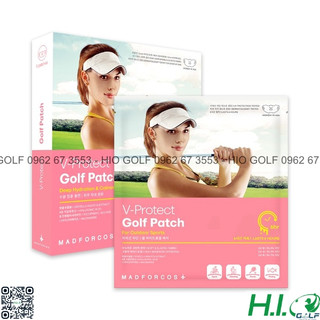 Mặt nạ golf nam nữ chống tia uv golf - v-protect golf patch hàn quốc