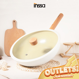 INSSA chảo 28cm Thể tích 3.35L vật liệu chống dính GUOJ025