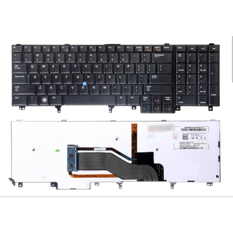 ⌨ PHÍM DELL PRECISION M4600 M6600 M4700 M6700 / LATITUDE E5520 E5530 E6520 E6530 🔹tiếng anh / led - không led🔹