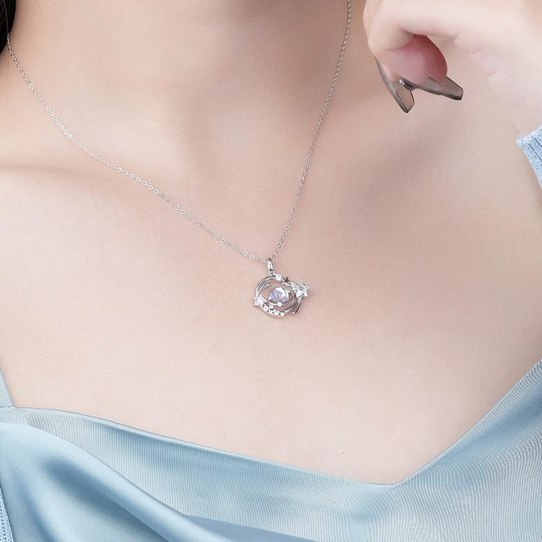 Dây chuyền Bạc Nữ S925 Sao Băng Kì Diệu Lạc Quan Và Hy Vọng - DB2827- Bảo Ngọc Jewelry