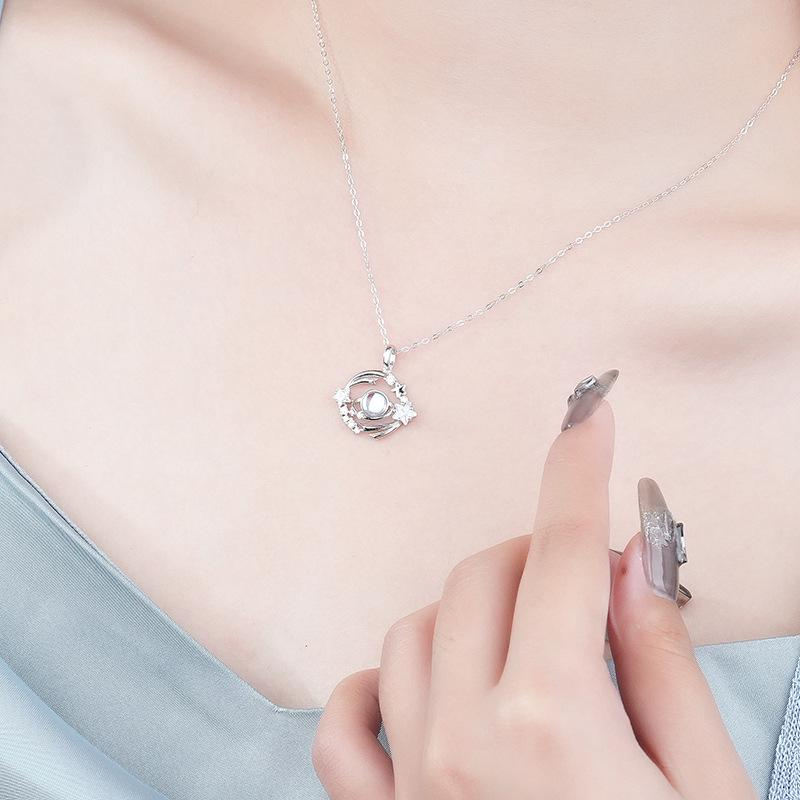 Dây chuyền Bạc Nữ S925 Sao Băng Kì Diệu Lạc Quan Và Hy Vọng - DB2827- Bảo Ngọc Jewelry